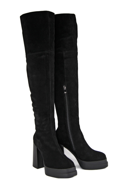 Ботфорты женские зимние <PF3551-L1026BZM/Z2/8 ч/з>