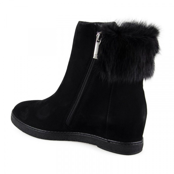 Сникерсы женские демис <18069BC чер/з>