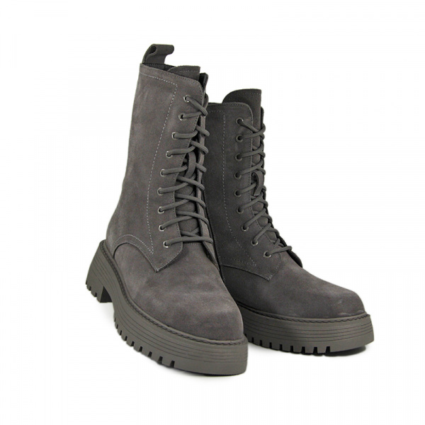 Ботинки женские зимние <X243-H226-7= серый/з>