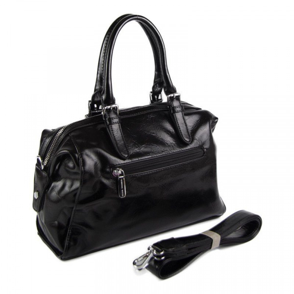 Сумка женская  [VF551848-4 ч/иск з+эко к]