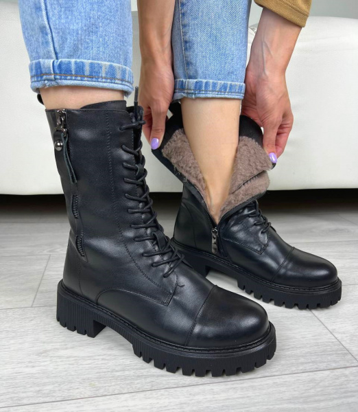 Ботинки женские зимние <P95-956M/58NP/8= ч/к>