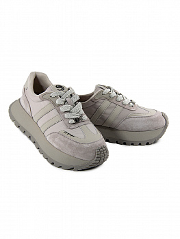 Кроссовки женские <K-YD-30822-5-14 сер/з+к+т>
