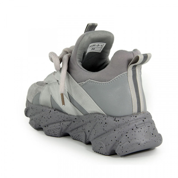 Кроссовки женские <2039-3-1= серы/к+з+т>