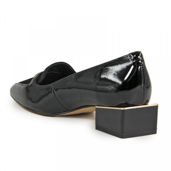 Лоферы женские <6331-9117-1662= ч/нат л+з>