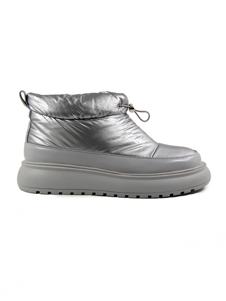 Дутыши женские зимние <XM562-100 сереб/тек+эко к>