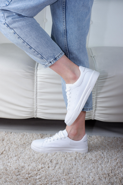 Кеды женские лето <66-068= бел/эко к>