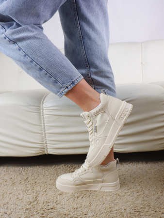 Кеды женские демис <B26186M беж/к>