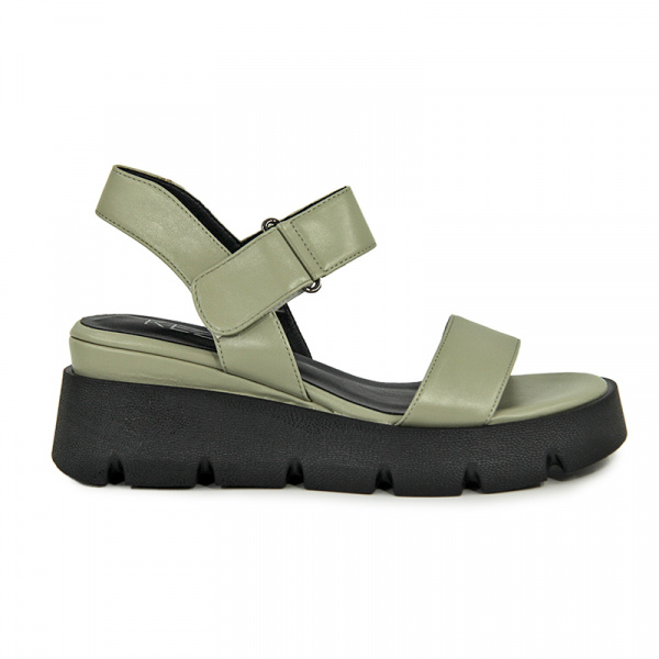 Сандалии женские <W2418-H575-3= зел/эко>