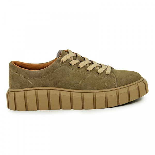 Кеды женские <K-YD-21090-2-202= беж/з>