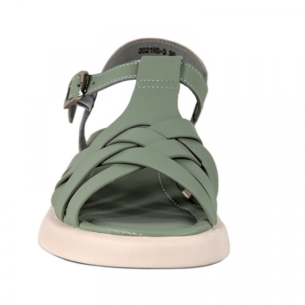 Босоножки женские <2021H5-3 зел/к>