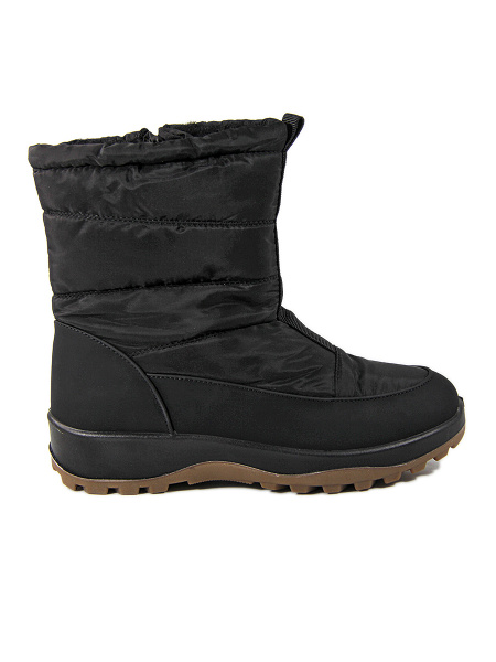 Дутыши женские зимние <8023-243 ч/тек+эко к>