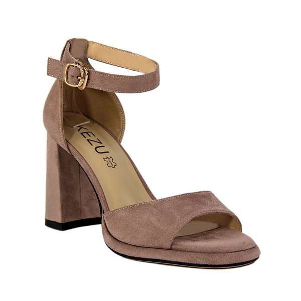 Босоножки женские <F1382-83755-3= пудра/тек>