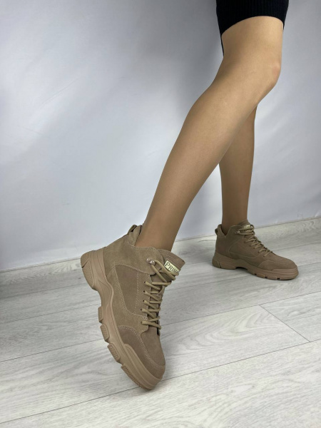 Кеды женские демис <F99303-3= беж/з>