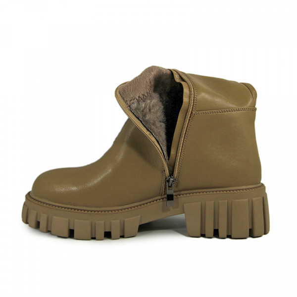 Сапоги женские зимние <22C9-99-109BZ= беж/к>