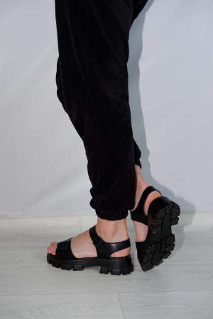 Сандалии женские <12F6-15-101= чер/к>