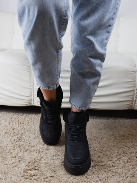 Ботинки женские зимние <SHJ2920-1 ч/к>