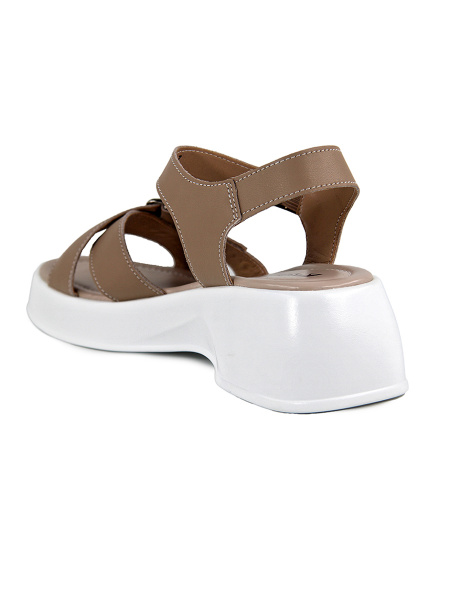 Сандалии женские <K241-SN-01-D темно-беж/к>