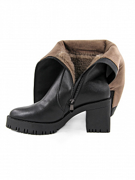 Сапоги женские зимние <U449-030 ч/к>