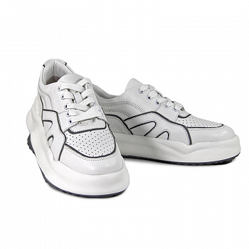 Кеды женские лето <103893B-YP= бел/к>