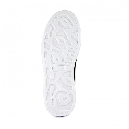 Слипоны женские лето <31W29-1-011 чер/тек>