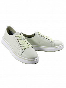 Кеды женские лето <EC218-011 св-зел/к>