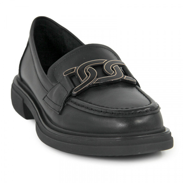 Мокасины женские <PW2245-H265-2= черный/к>