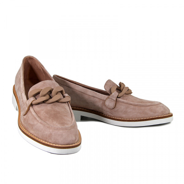 Лоферы женские лето <88534B-YP= роз/з>