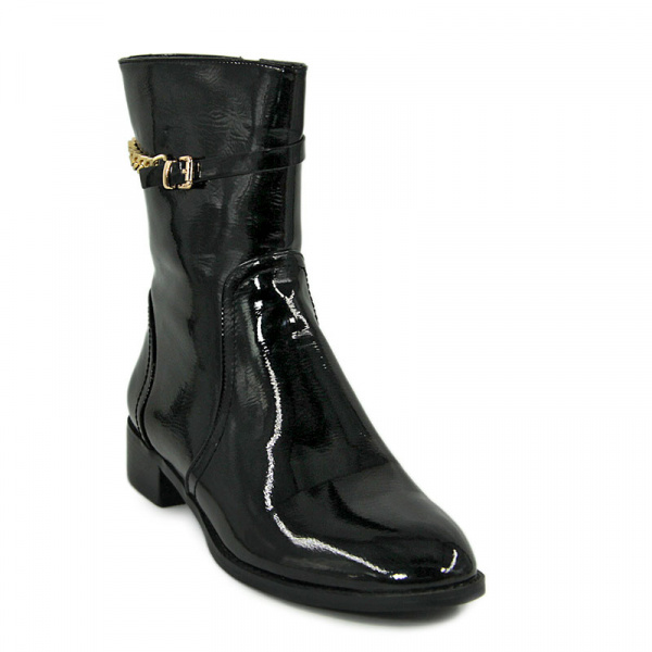 Ботинки женские демис <113-01-IG-01-PB чер/иск л>