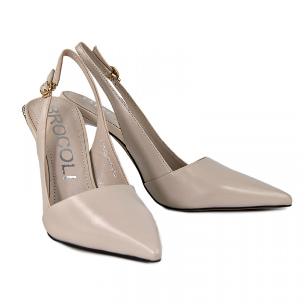 Туфли женские лето <5077-02-Y6519= беж/к>