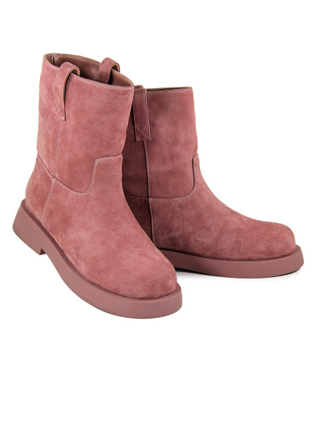 Полусапоги женские зимние <K1158-3000M-F66 роз/з>