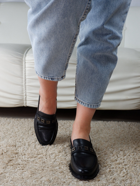 Лоферы женские <S1646-H932-N1= ч/к>