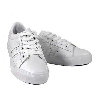 Кеды женские лето <6601= белый/эко к>