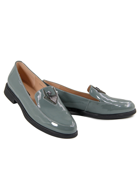 Лоферы женские <1C5167-0202-A1899A сер+/л>