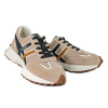Кроссовки женские <01H-89878= беж+кор/з+т>