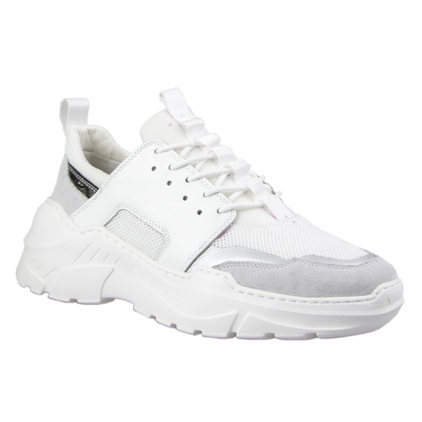 Кроссовки мужские <H801F38N-3 бел/к+тек>