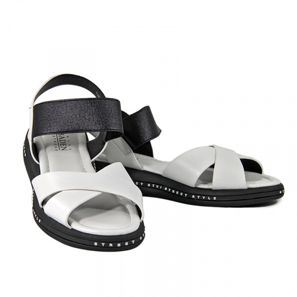Сандалии женские <T143-010= бел/эко к>