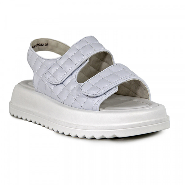 Сандалии женские <31W26-28-032= бел/к>