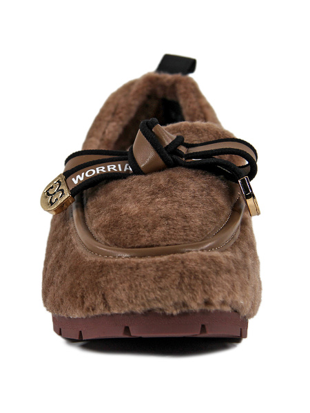 Мокасины женские зимние <Y8858-7= кор/тек>