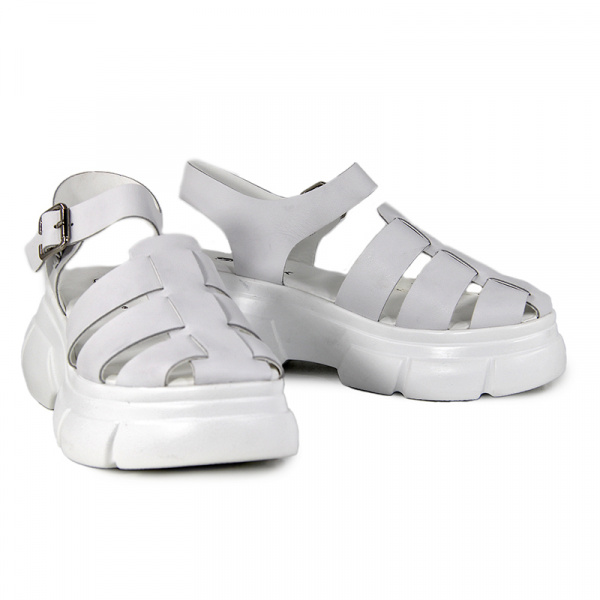 Сандалии женские <K-L-A14252-721 бел/к>