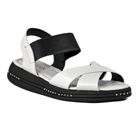 Сандалии женские <T143-010= бел/эко к>