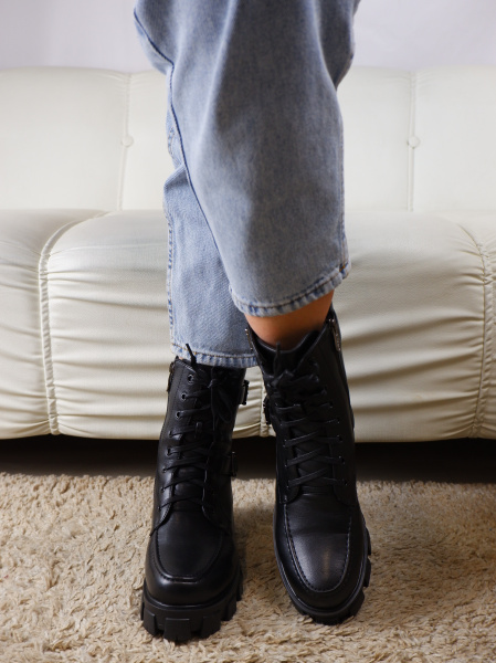 Ботинки женские демис <N533-2185= ч/эко к>