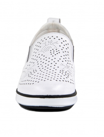 Слипоны женские лето <EH115-010 бел/к>