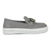 Слипоны женские лето <K-S-81957-2= серый/к>