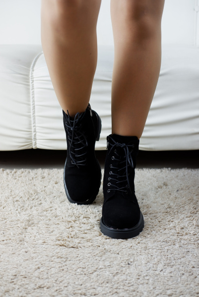 Ботинки женские зимние <A117-L5M-C9 ч/з>