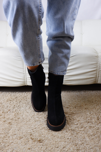 Полусапоги женские зимние <D05404M-5746= ч/з>