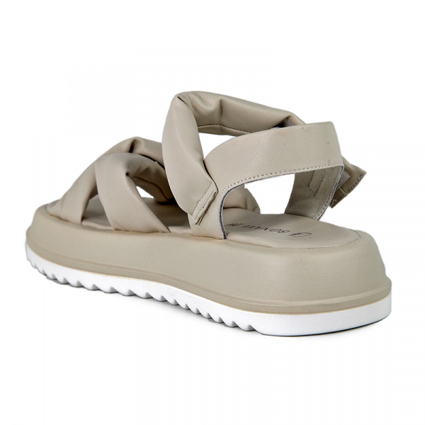 Сандалии женские <31W26-28-091=светло-беж/к>