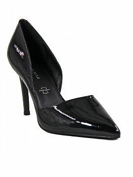 Туфли женские <W242-AP-01-A ч/нат лак к>