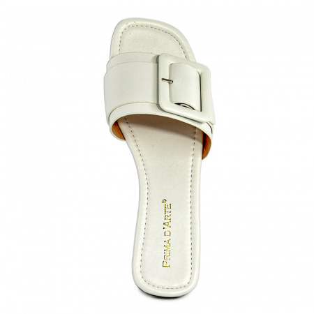 Сабо женские <1Q8002-F90= белый/эко к>