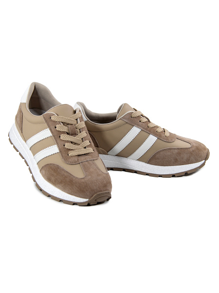 Кроссовки женские <588-88002-5-6 беж/з+к>