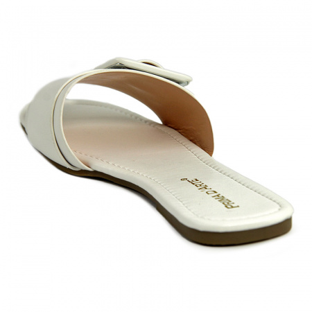 Сабо женские <1Q8002-F90= белый/эко к>